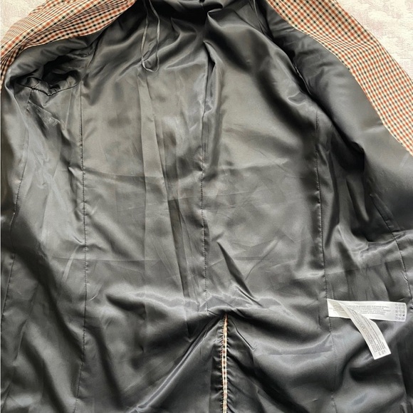 Zara Women's Plaid Check Blazer in Brown and Black - Picture 11 of 13